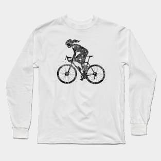 Road biker girl Long Sleeve T-Shirt